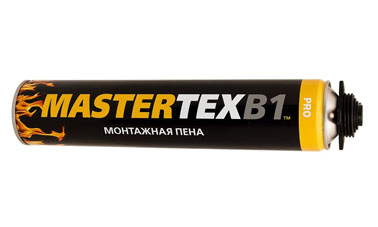 Пена монтажная Mastertex B1 огнеупорная профессиональная 750 мл